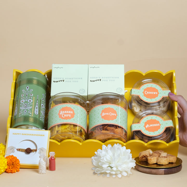 Rakhi Nutty Delight and Healthy Snacks Festive Hamper
