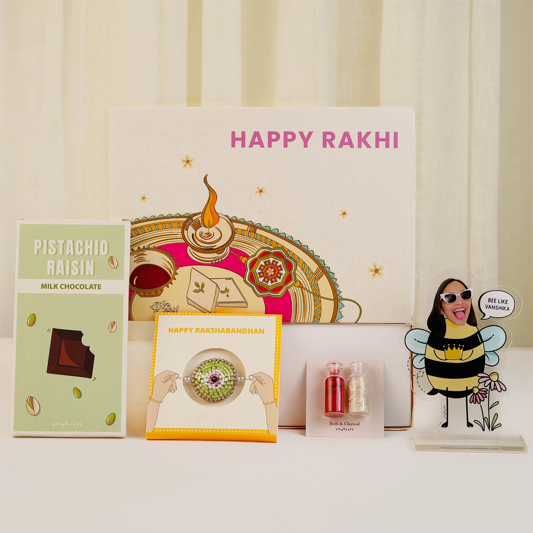 Buzzing Bee Rakhi Combo