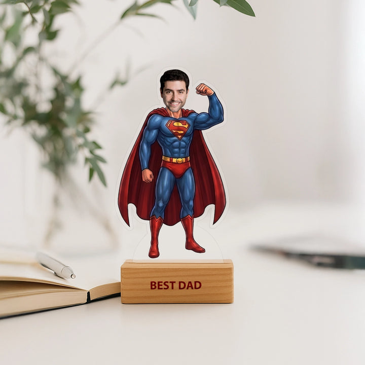 Super Dad Caricature