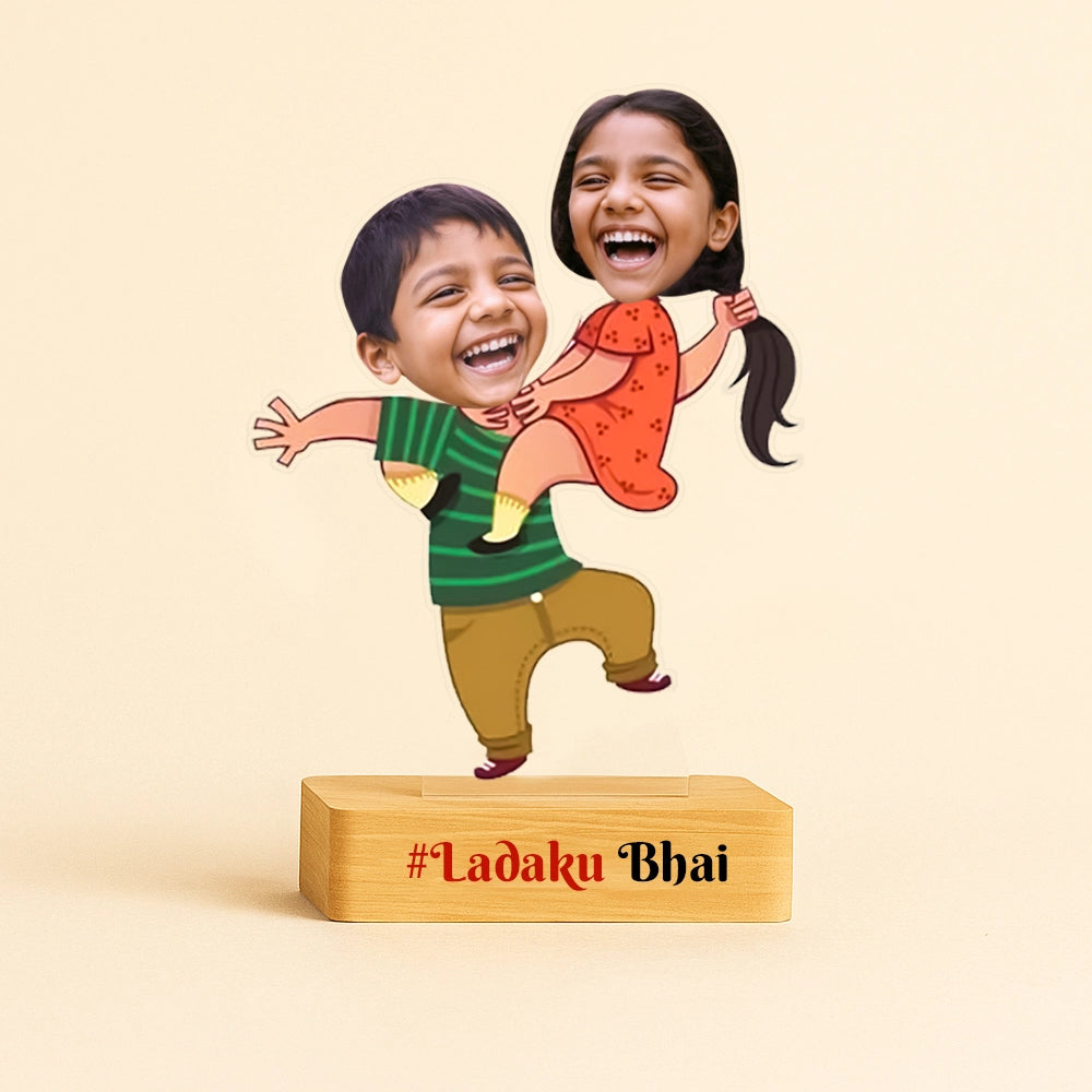 Customized Funny Caricature for Brother & Sister