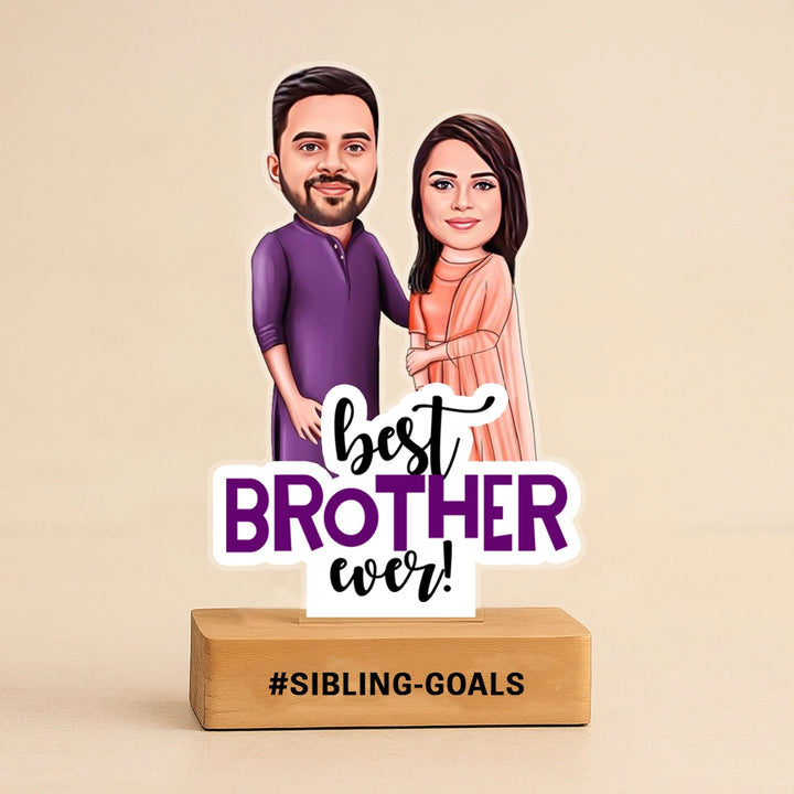 Best Brother Caricature - Personalized Gift for Brother