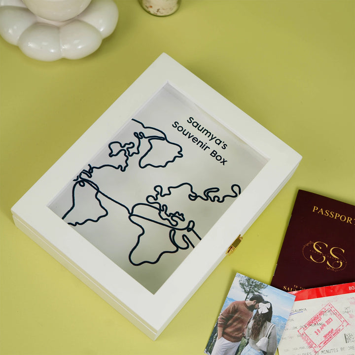 White Souvenir & Keepsake Box