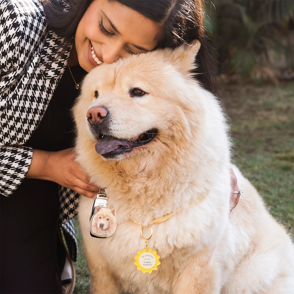 Fur-ever Valentine Dog Keychain