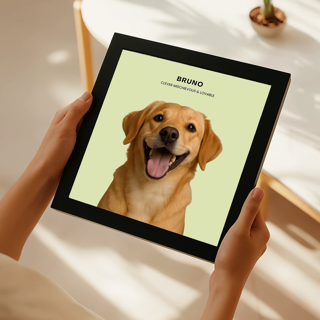 Personalized Pet Frame - Pet Portrait Frame