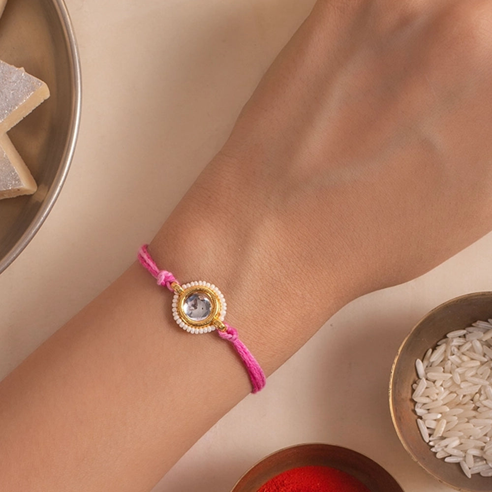 Pink Rakhi Combo