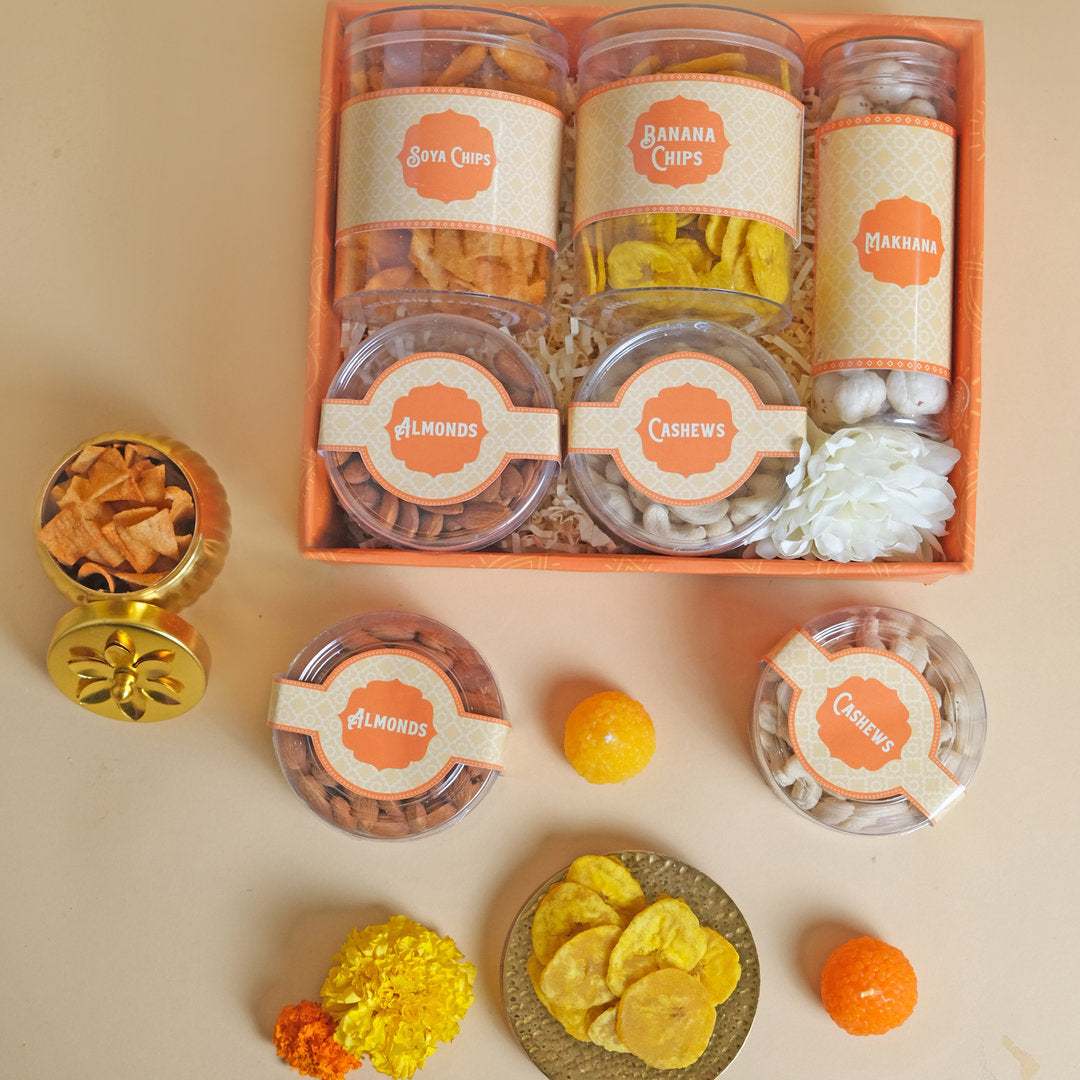 Healthy Dry Fruit & Munchies festive gifts box