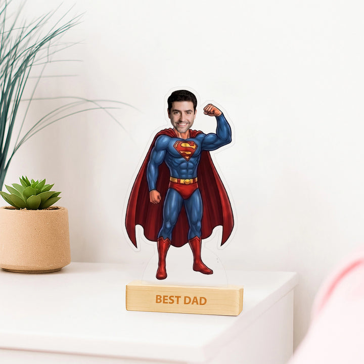 Super Dad Caricature