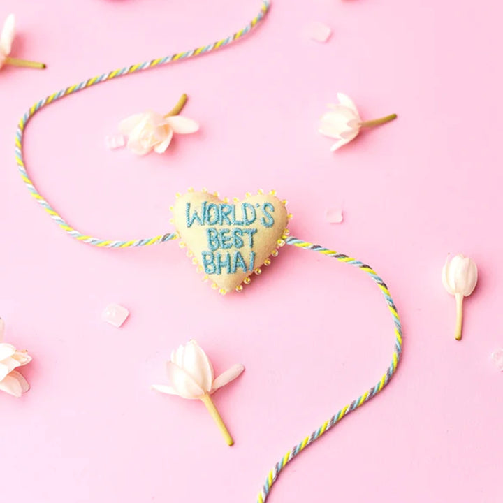 World's Best Bhai 3D Rakhi