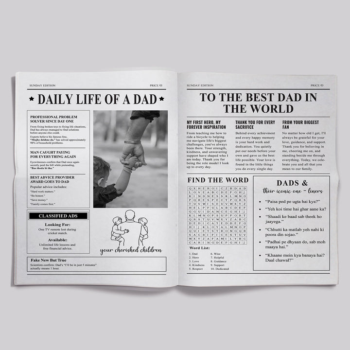 Father's Day Newspaper