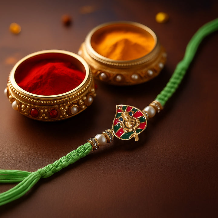 Designer Ganeshji Rakhi for Brothers