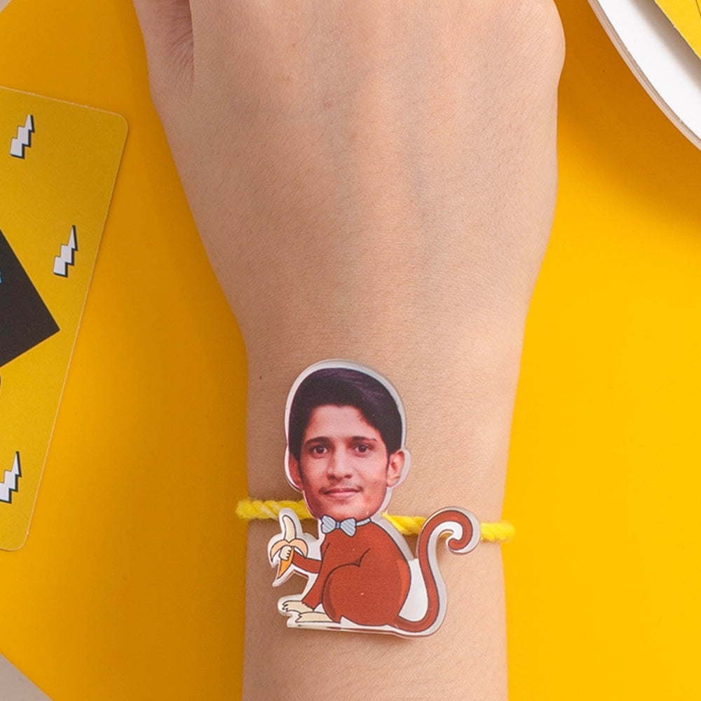 Personalized Face Rakhies Combo