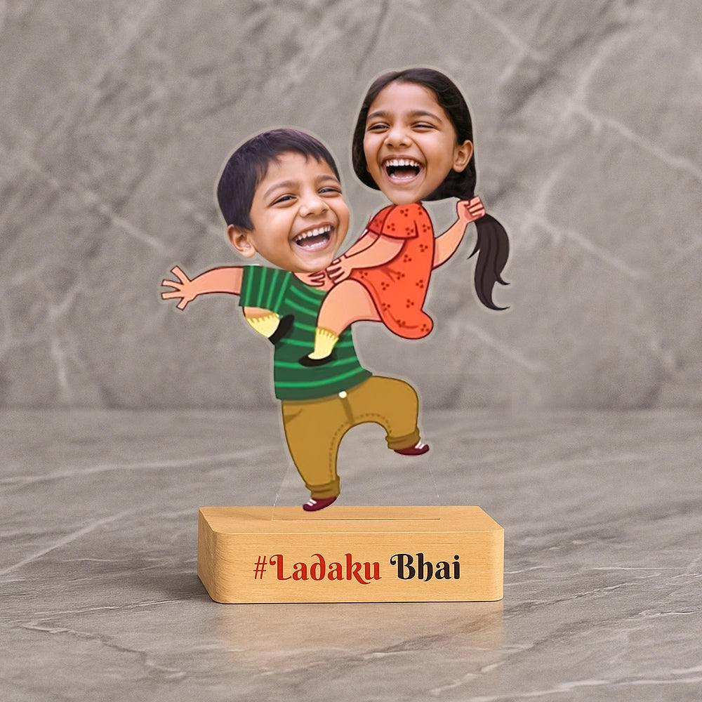 Customized Funny Caricature for Brother & Sister