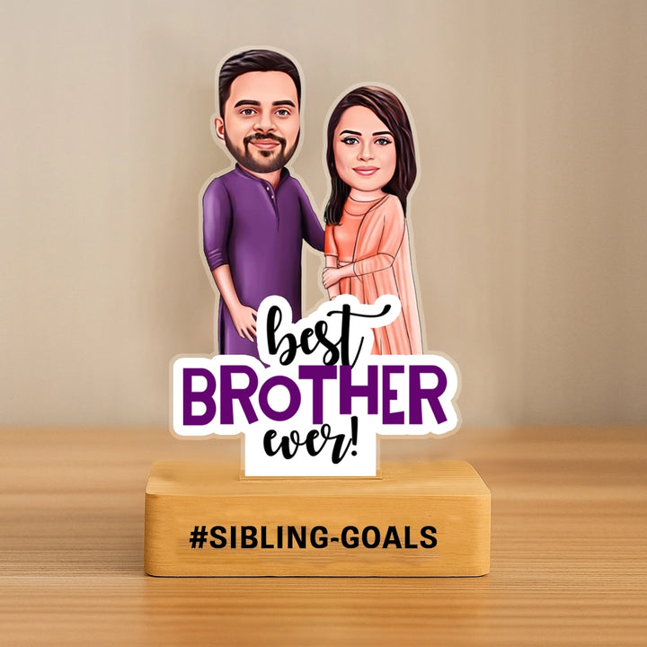 Best Brother Caricature - Personalized Gift for Brother