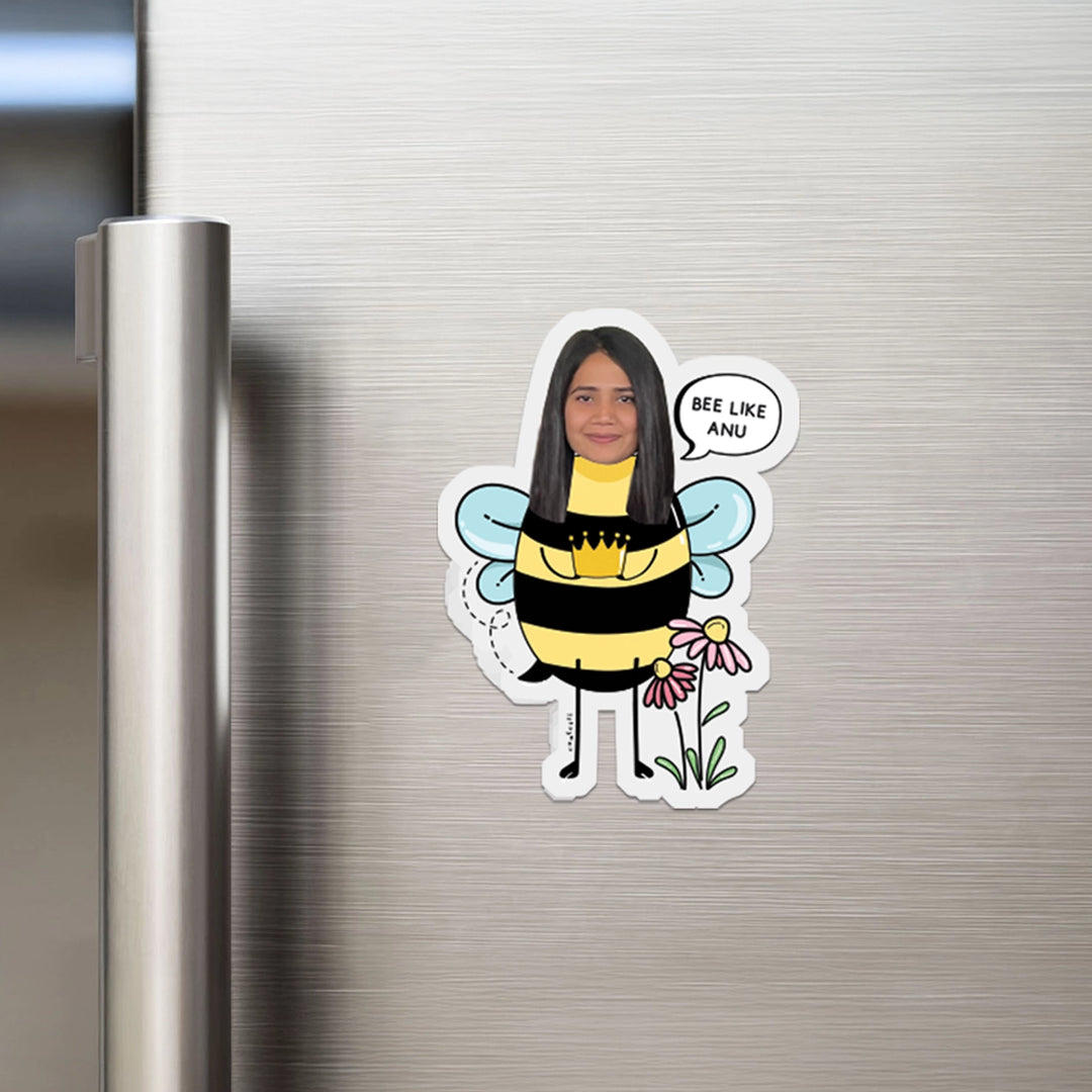 Bee Caricature Fridge Magnet