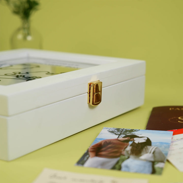 White Souvenir & Keepsake Box