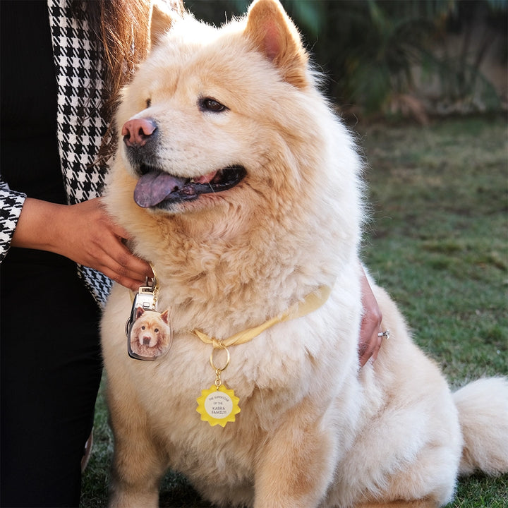 Fur-ever Valentine Dog Keychain