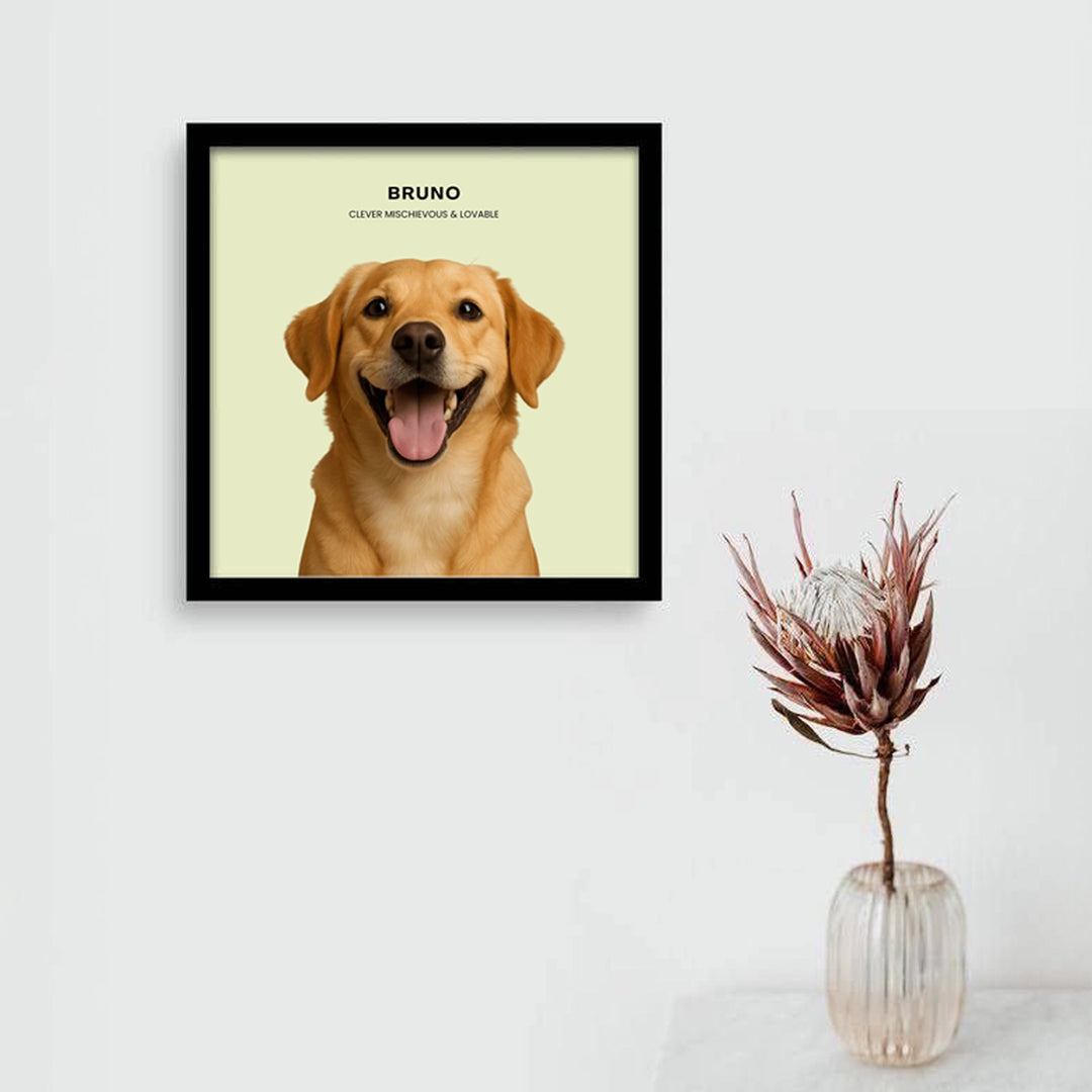Personalized Pet Frame - Pet Portrait Frame