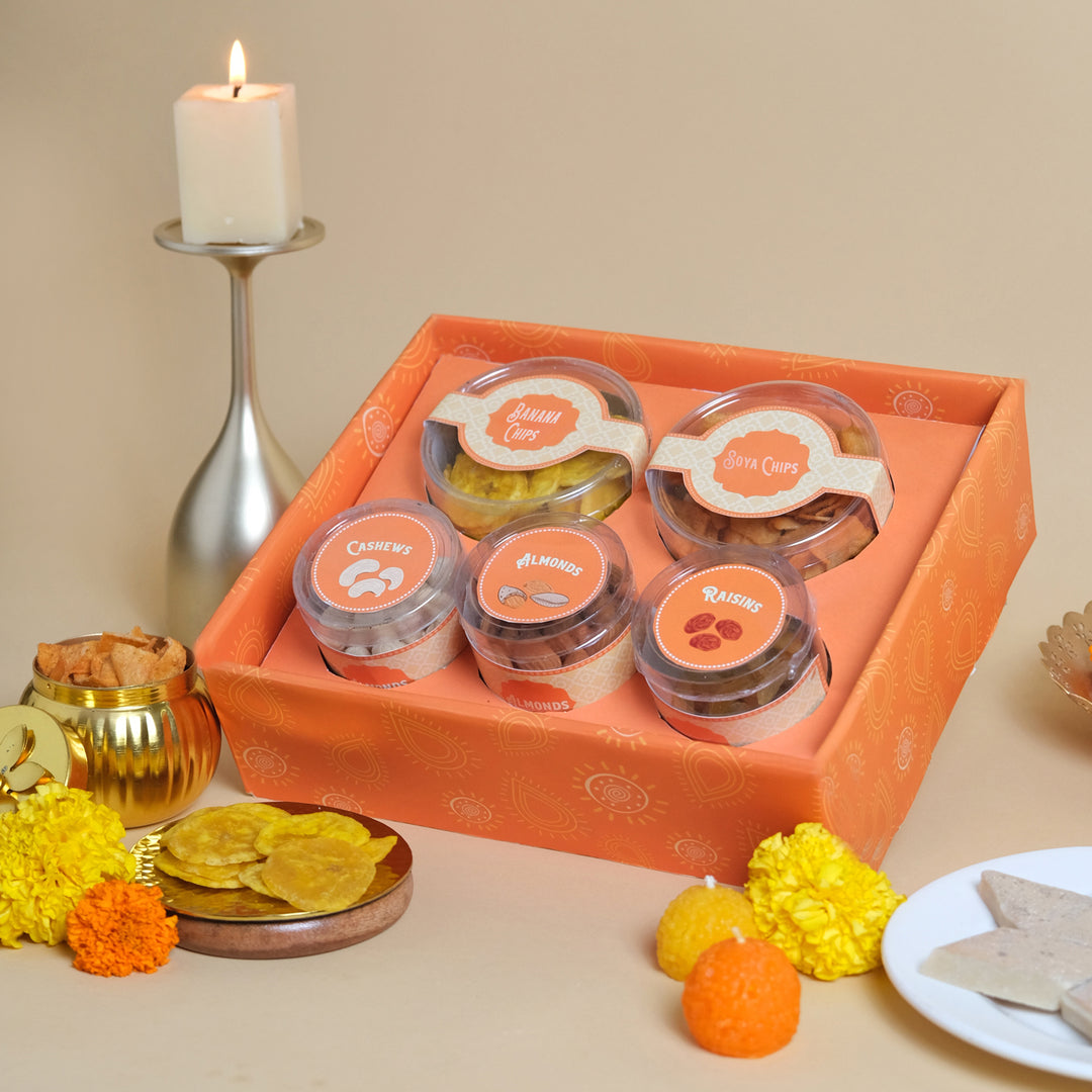 Rakhi Festive Gourmet Snack & Nut Box