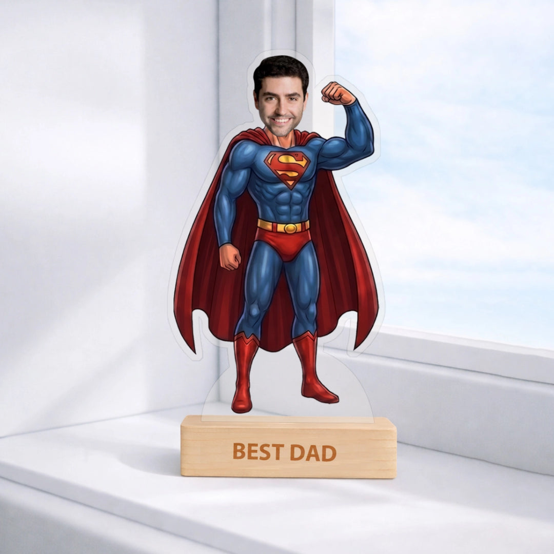 Super Dad Caricature