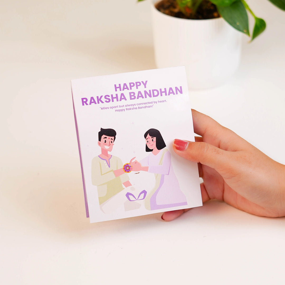3D Pop-up Card with Rakhi