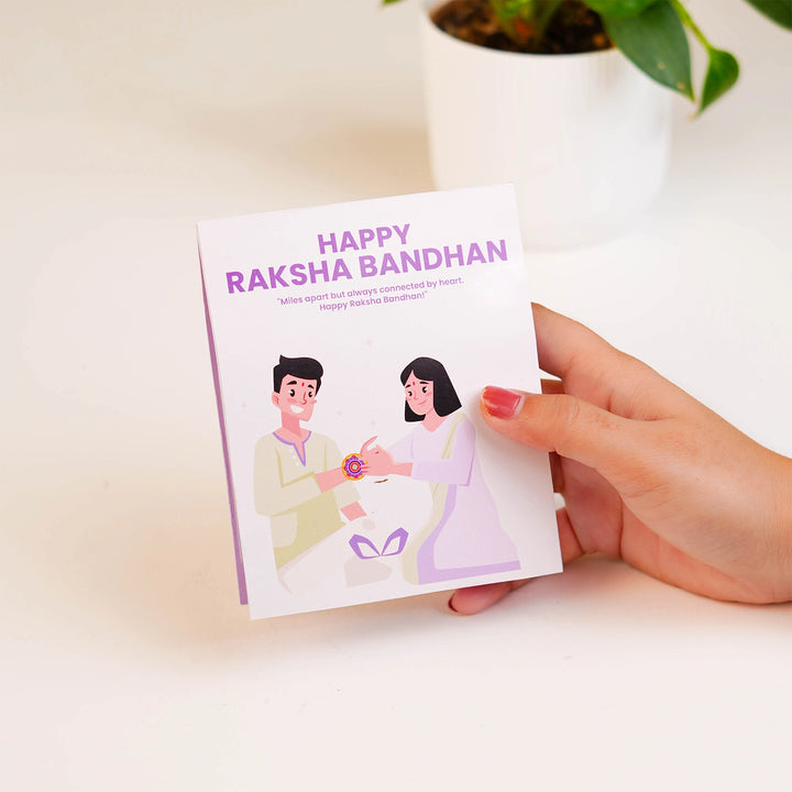 3D Pop-up Card with Rakhi