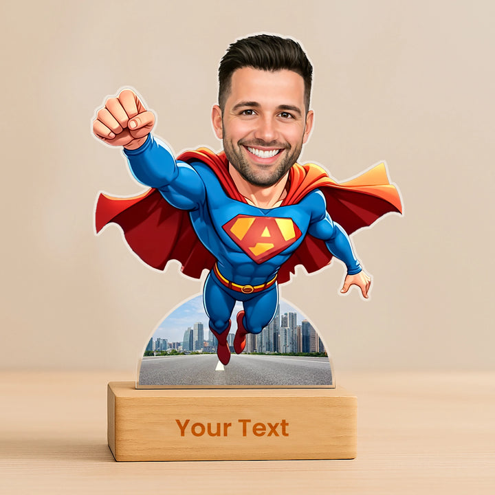 Superhero Caricature for Raksha Bandhan - Superman Edition