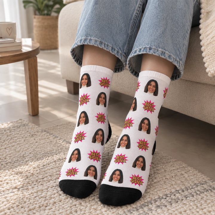 Best Sister Personalized Socks