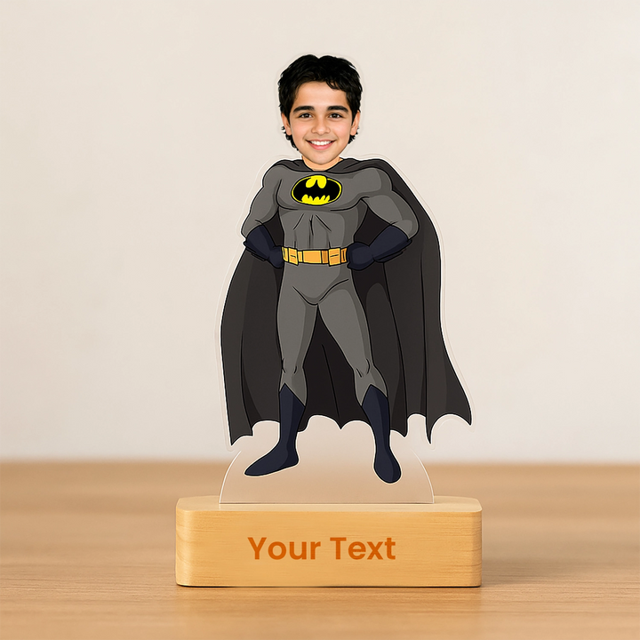 Custom Superhero Caricature - Batman Edition