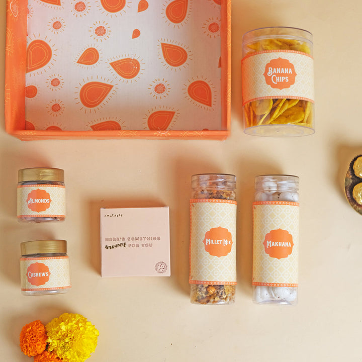 Snack & Munch Hamper - Savory Gift Box with Snacks and dryfruits