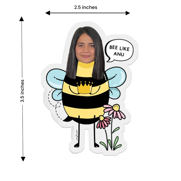 Bee Caricature Fridge Magnet