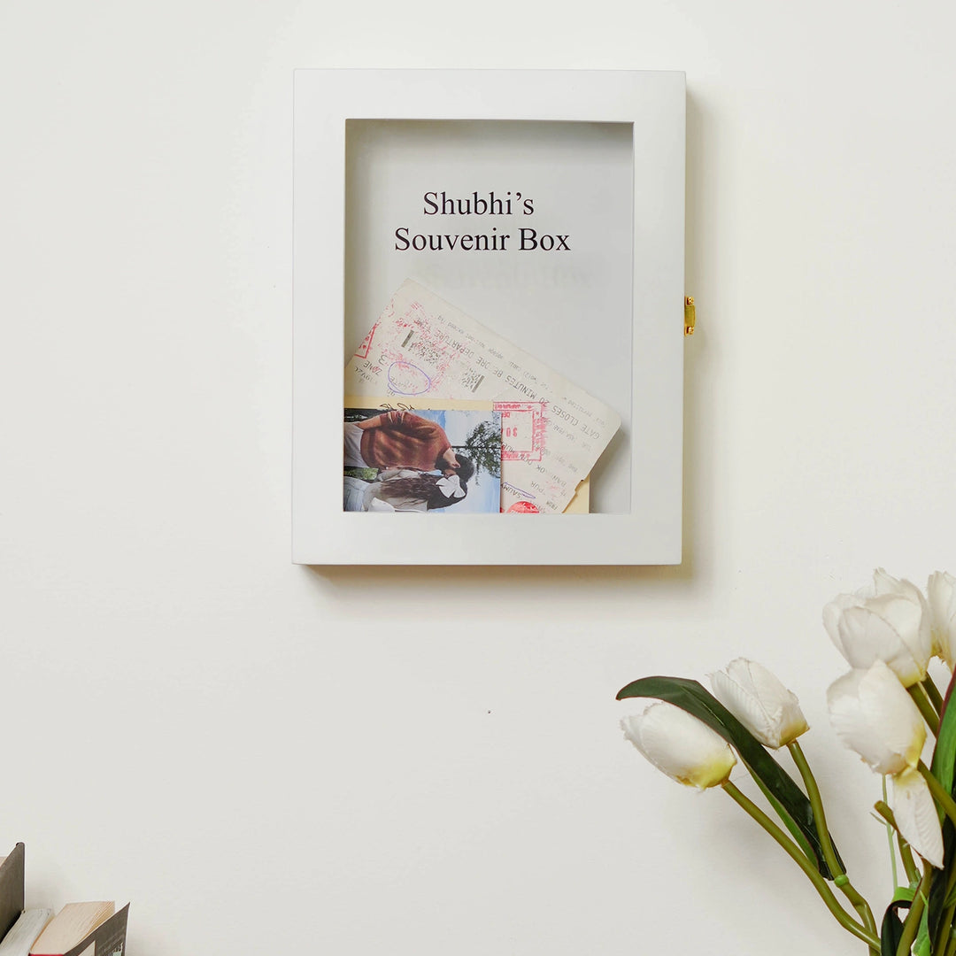 White Souvenir & Keepsake Box