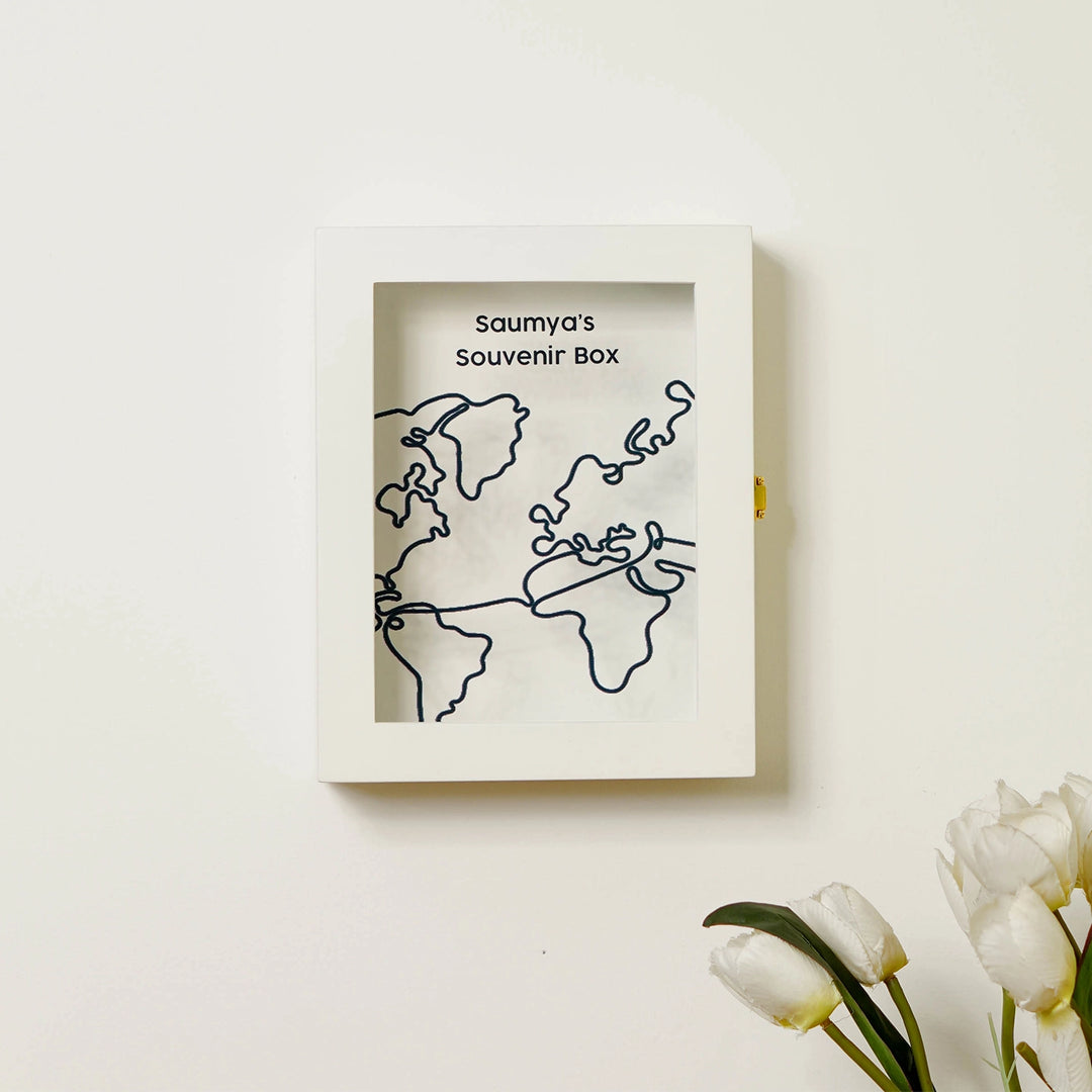 White Souvenir & Keepsake Box