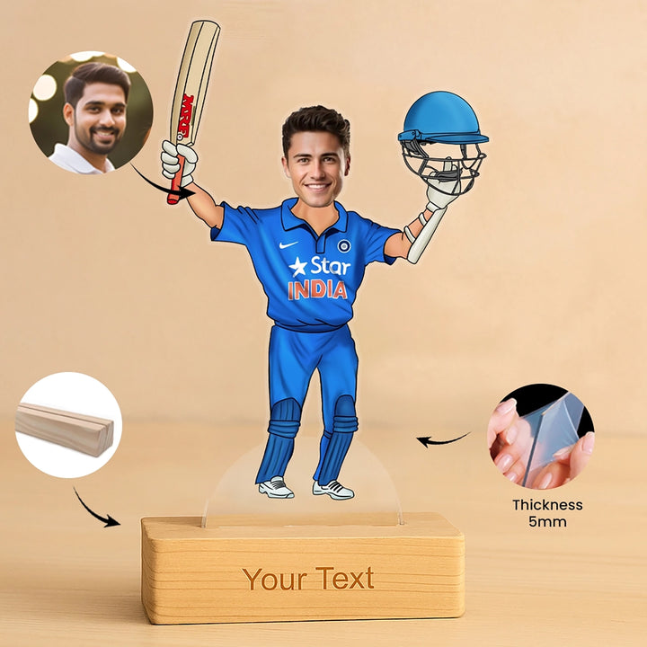 Cricket Lover's Caricature