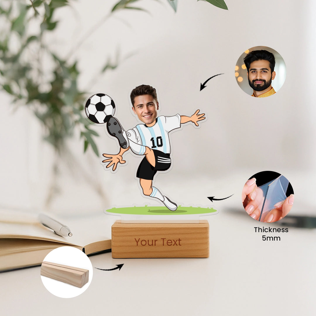 Messi's No. 10 Caricature - Team Argentina