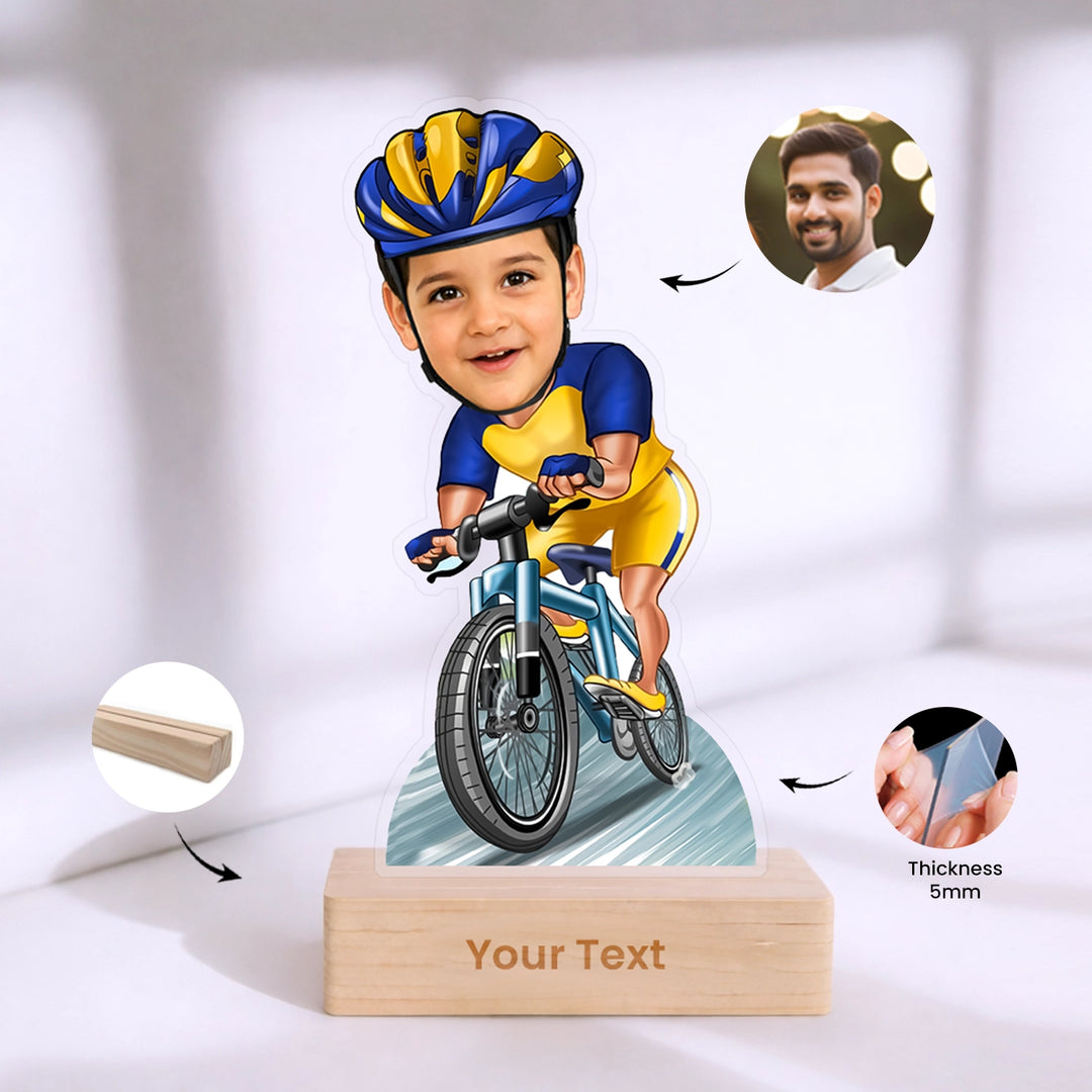 Personalized Caricature for Cycle Lover