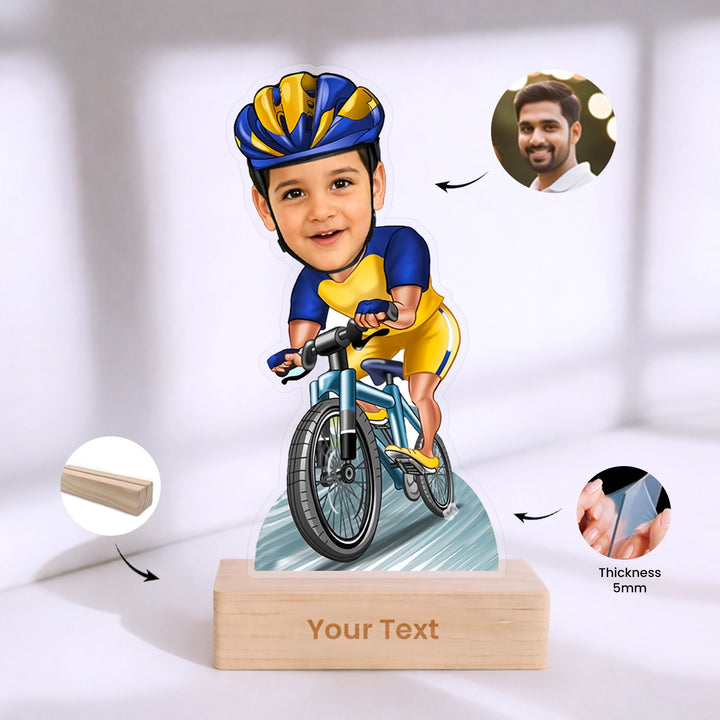 Personalized Caricature for Cycle Lover