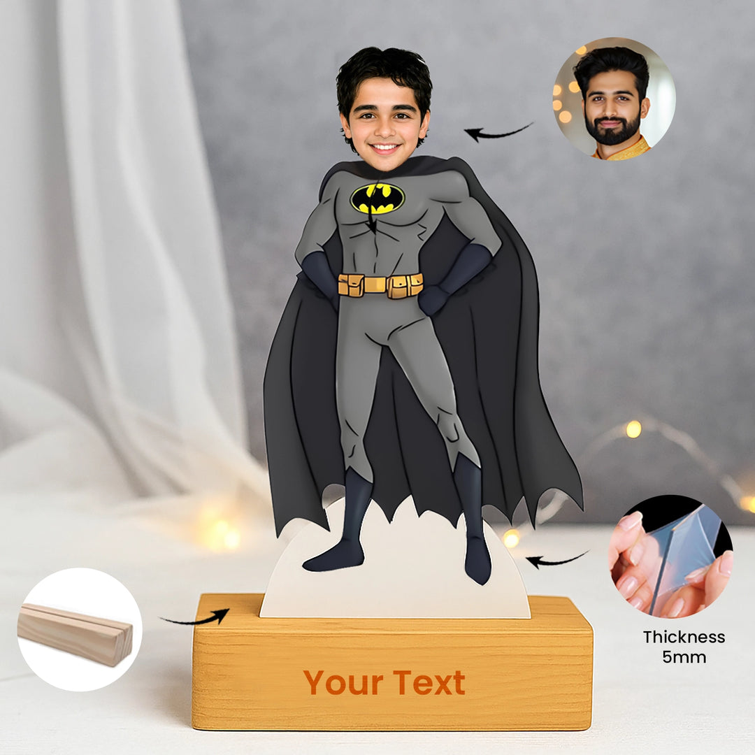 Custom Superhero Caricature - Batman Edition