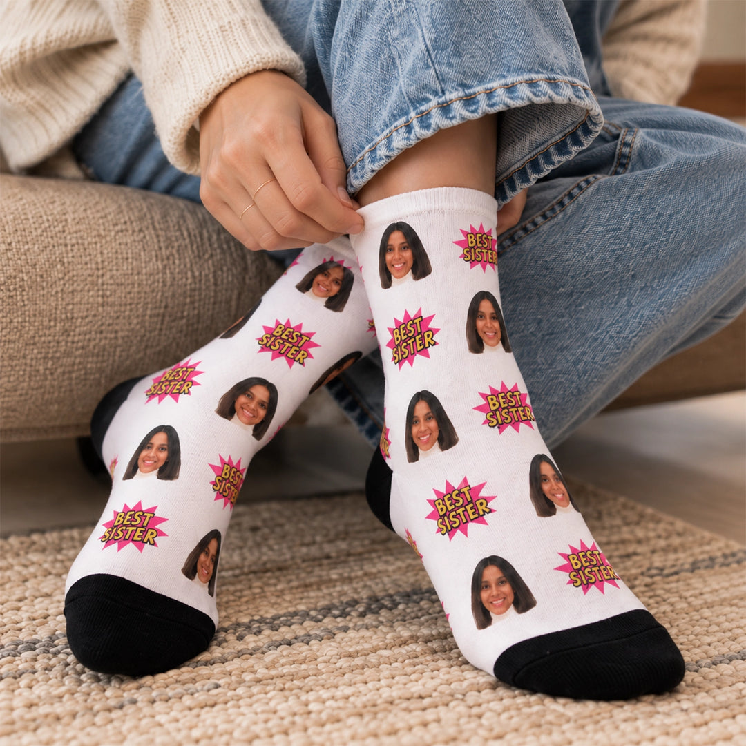 Best Sister Personalized Socks