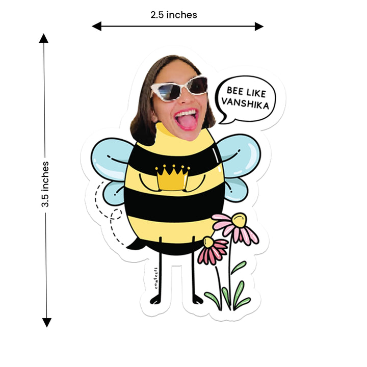Bee Caricature Fridge Magnet