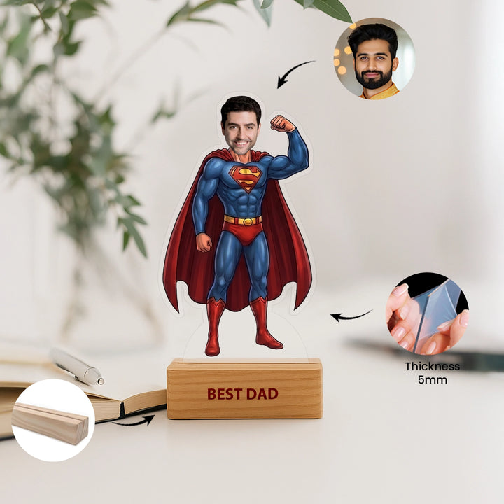 Super Dad Caricature