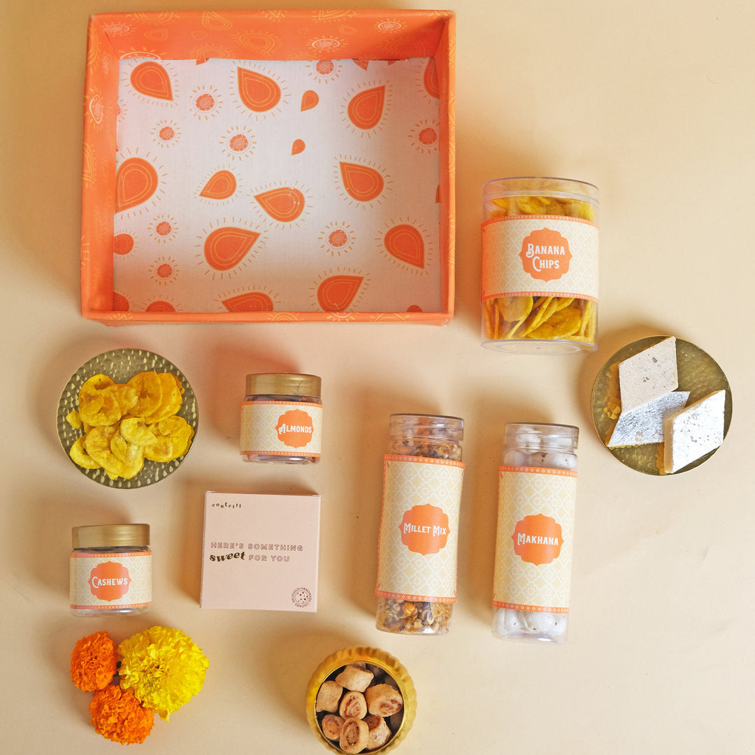 Snack & Munch Hamper - Savory Gift Box with Snacks and dryfruits