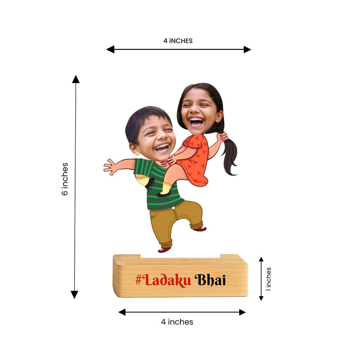 Customized Funny Caricature for Brother & Sister