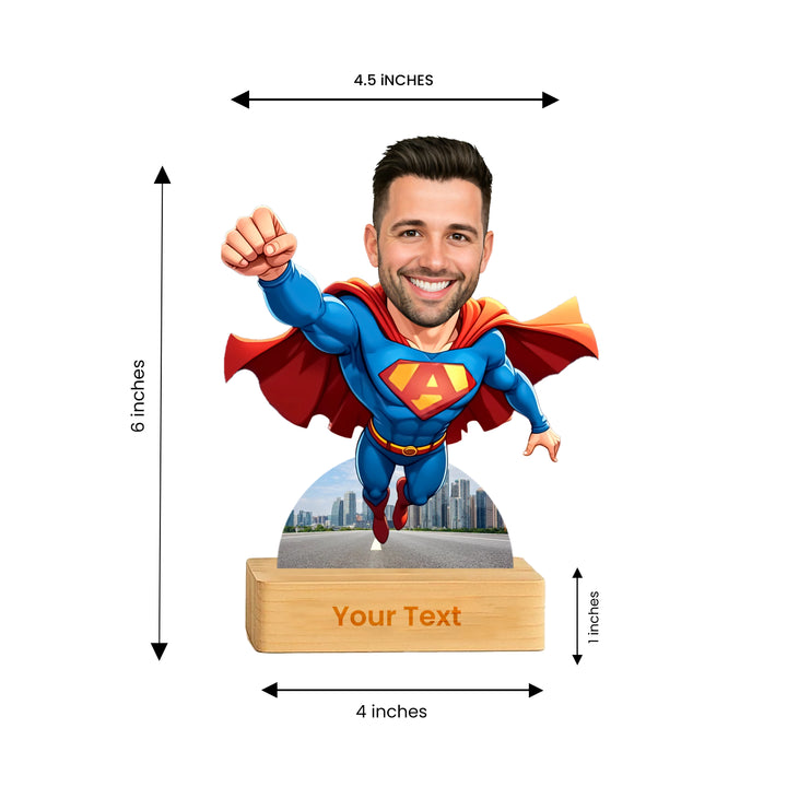Superhero Caricature for Raksha Bandhan - Superman Edition