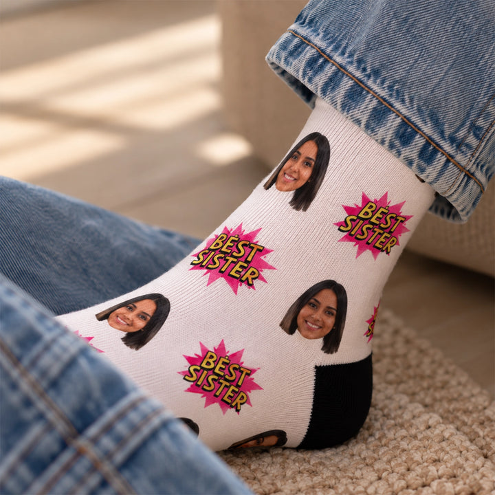 Best Sister Personalized Socks