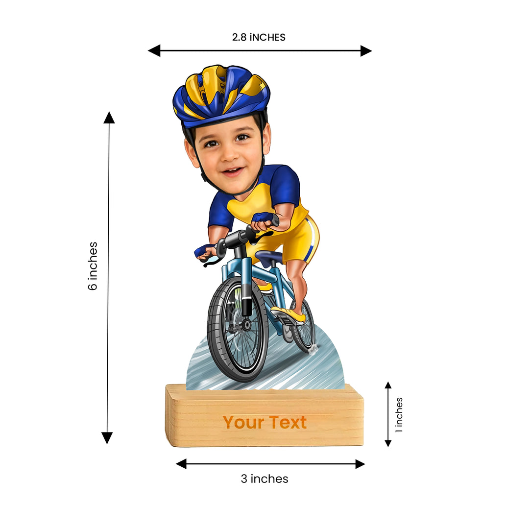 Personalized Caricature for Cycle Lover