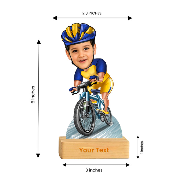 Personalized Caricature for Cycle Lover