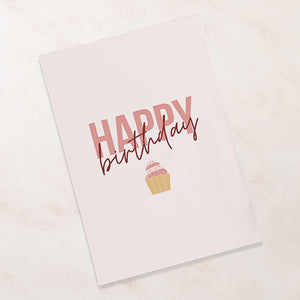 Happy Birthday (White)