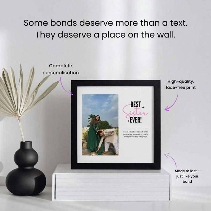 Personalized Sister Picture Frame