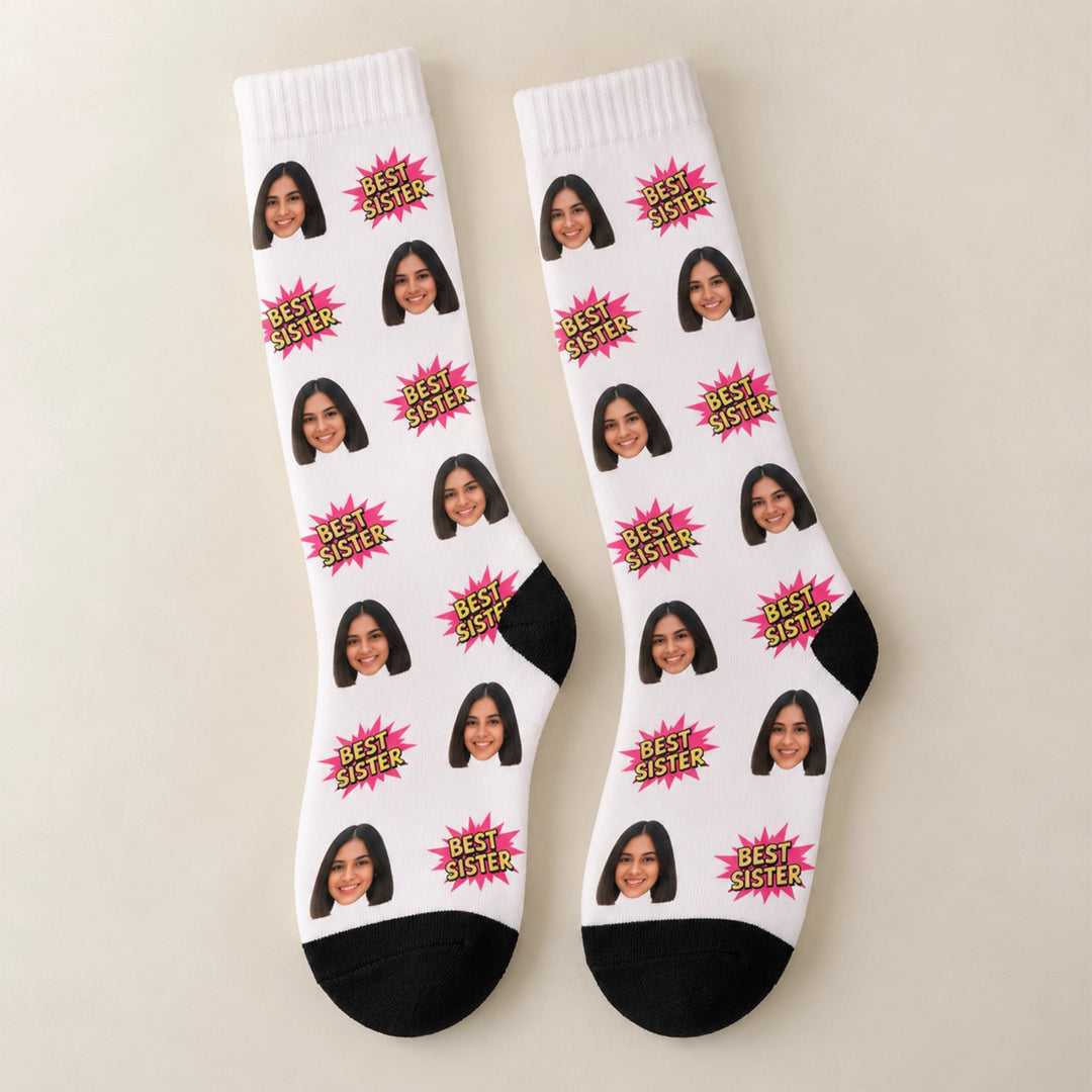 Best Sister Personalized Socks