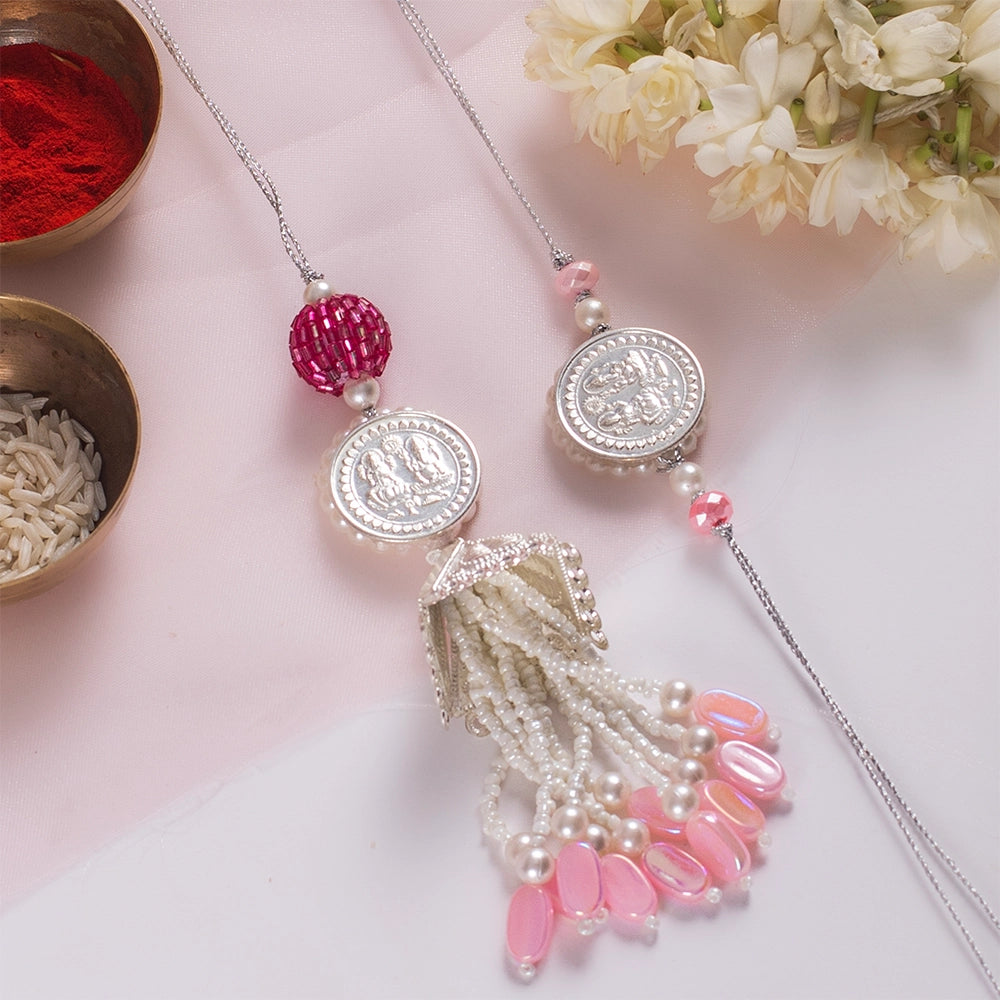 Pink Rakhi Combo